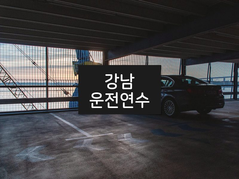 강남운전연수 후기