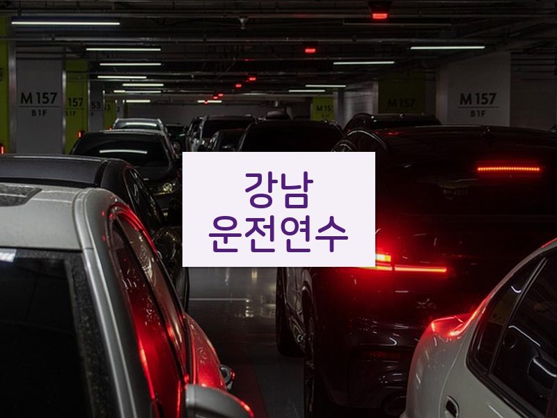 강남운전연수 후기