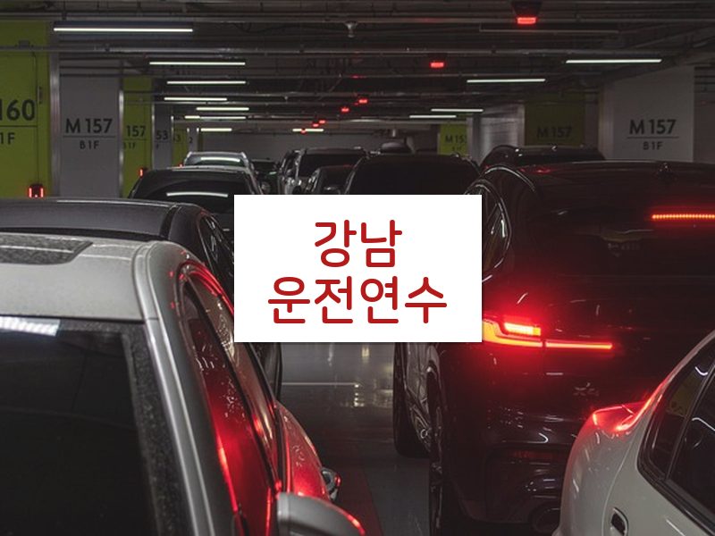 강남운전연수 후기