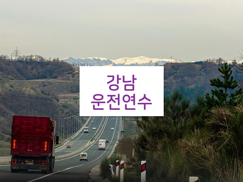 강남운전연수 후기