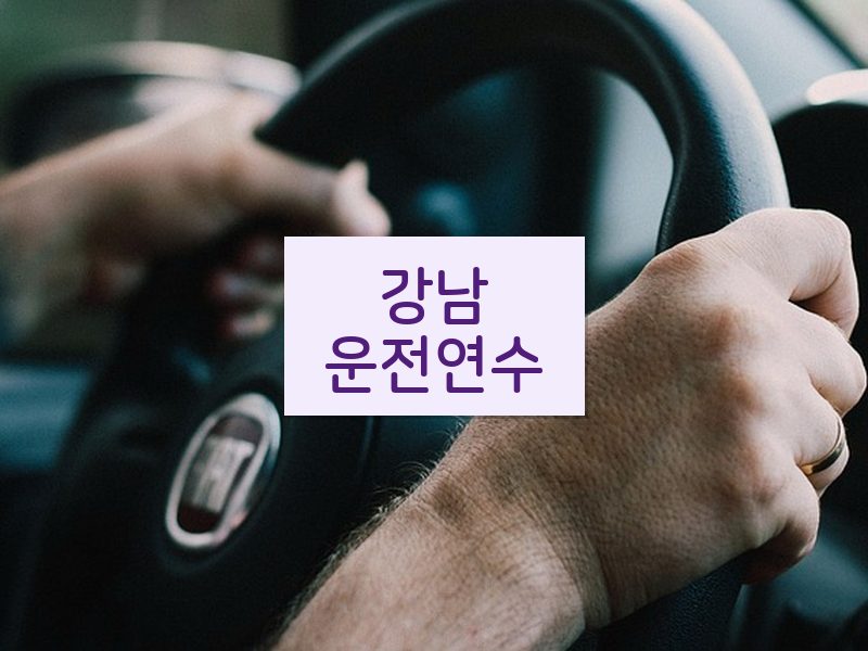 강남운전연수 후기
