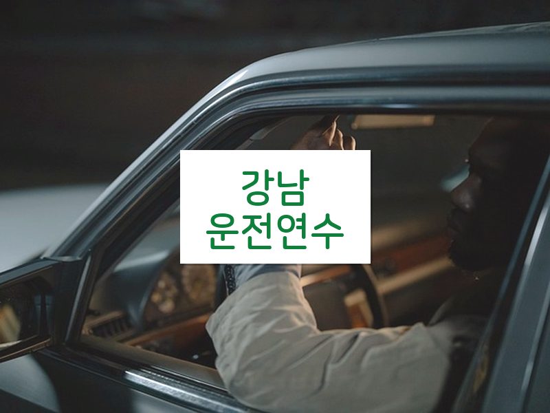 강남운전연수 후기