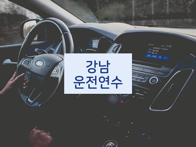 강남운전연수 후기