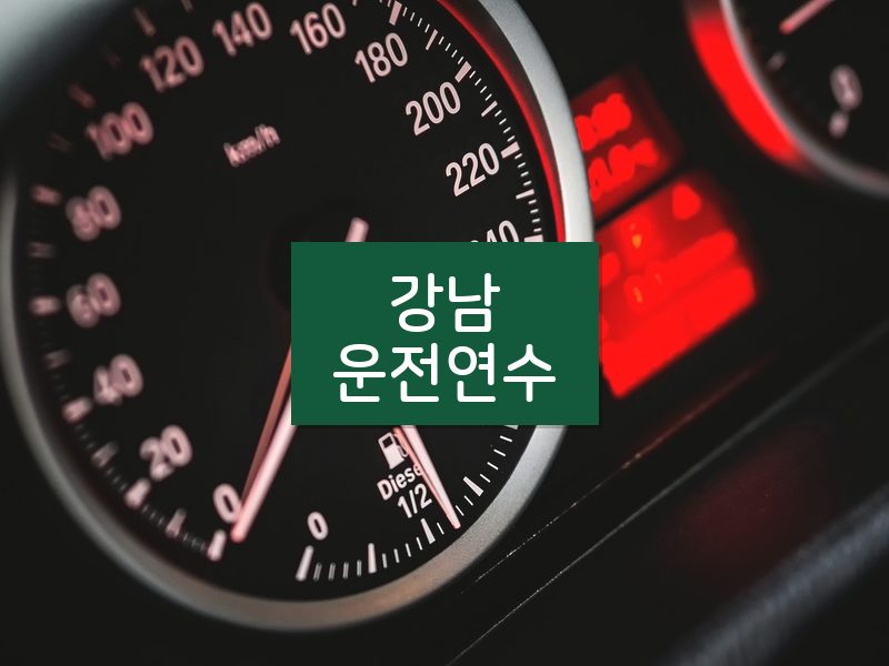 강남운전연수 후기