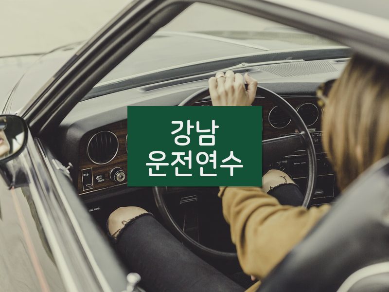 강남운전연수 후기