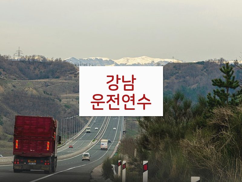 강남운전연수 후기