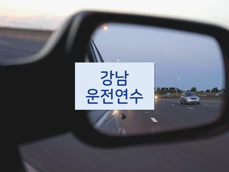 강남운전연수 후기