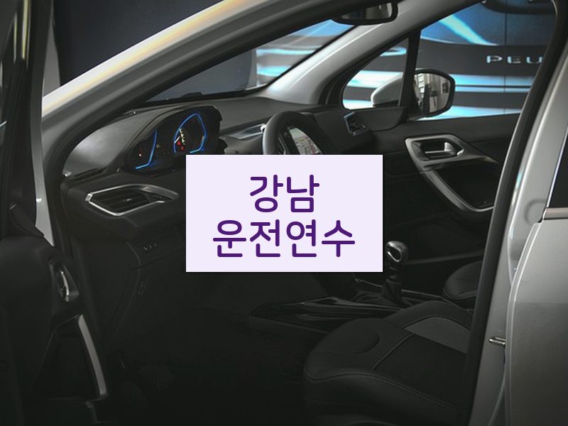 강남운전연수 후기