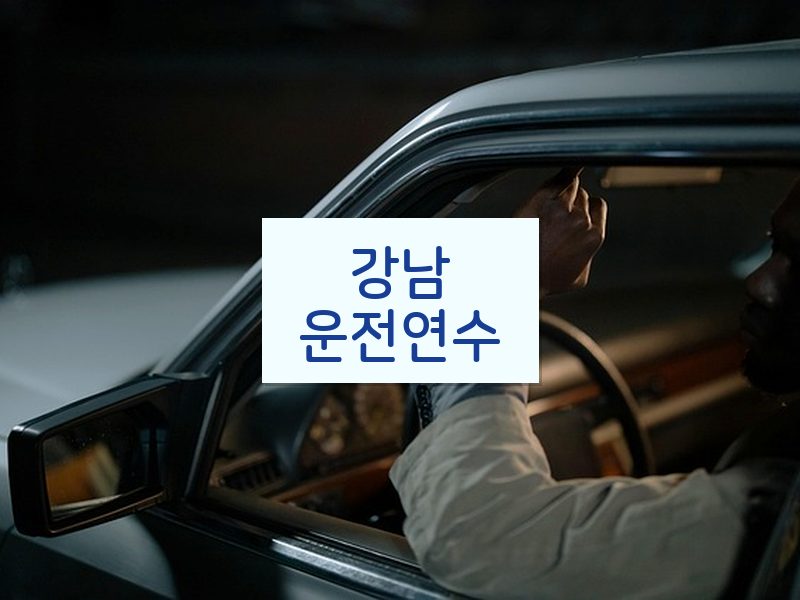 강남운전연수 후기