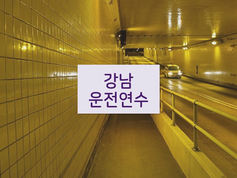 강남운전연수 후기