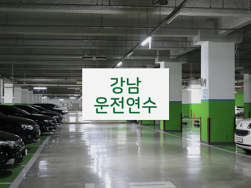 강남운전연수 후기
