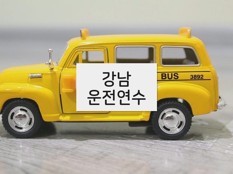 강남운전연수 후기