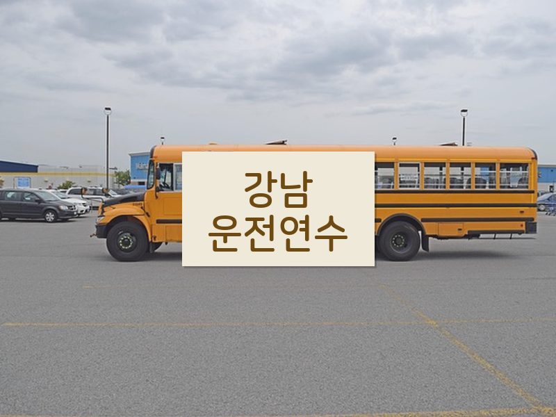 강남운전연수 후기