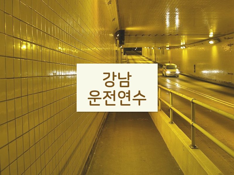 강남운전연수 후기
