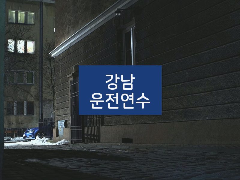 강남운전연수 후기