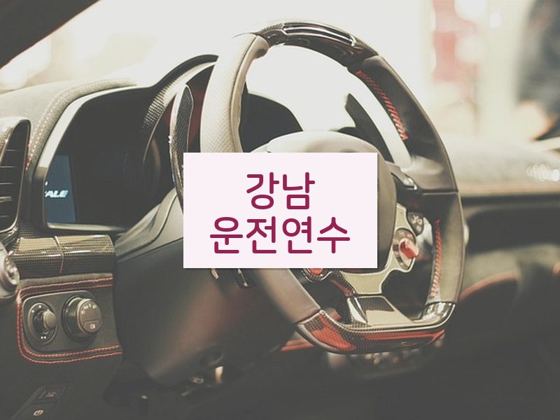 강남운전연수 후기