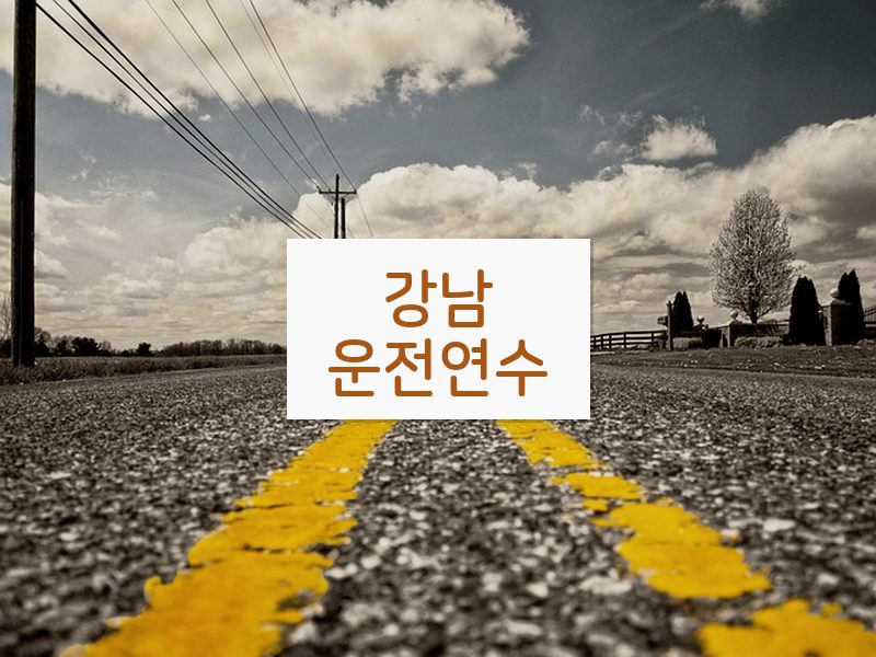 강남운전연수 후기