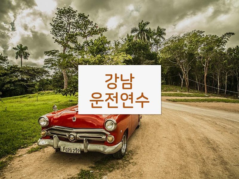 강남운전연수 후기
