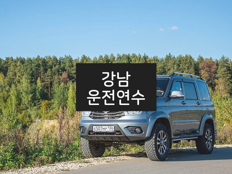 강남운전연수 후기