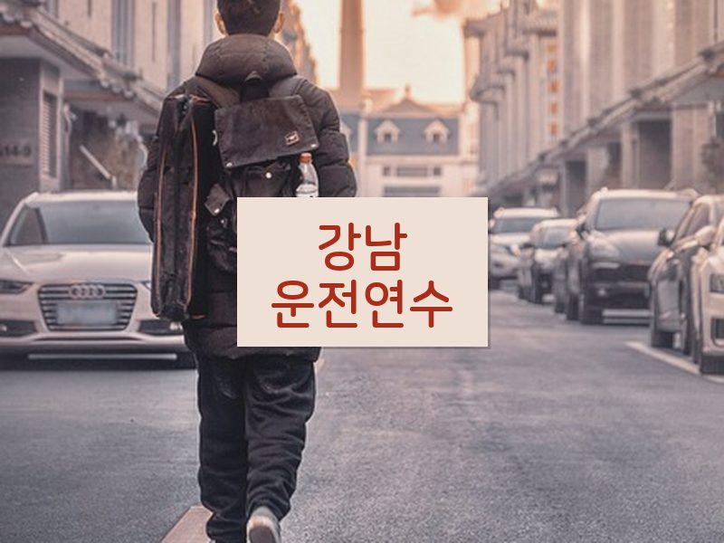 강남운전연수 후기