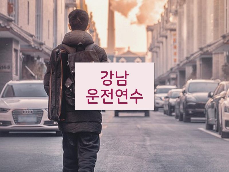 강남운전연수 후기