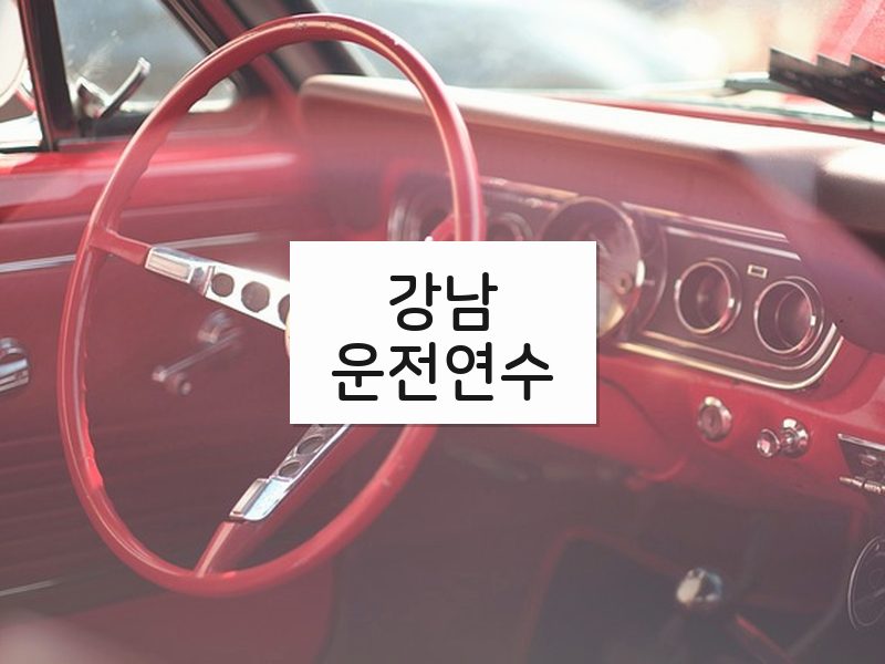 강남운전연수 후기