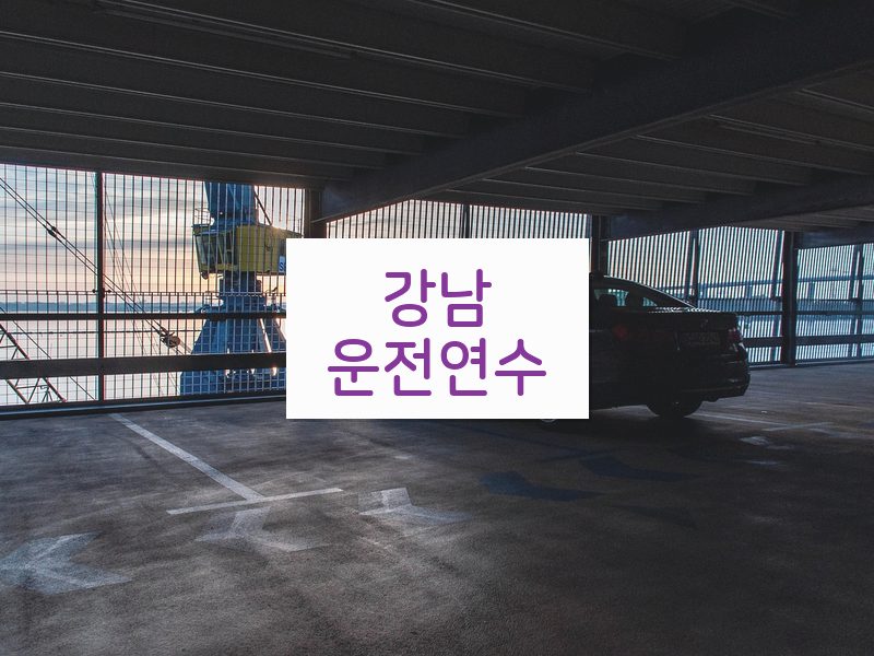 강남운전연수 후기