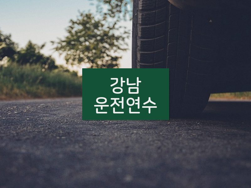 강남운전연수 후기