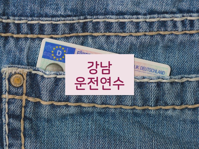 강남운전연수 후기