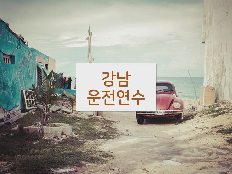 강남운전연수 후기