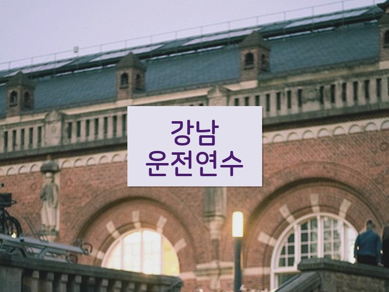 강남운전연수 후기