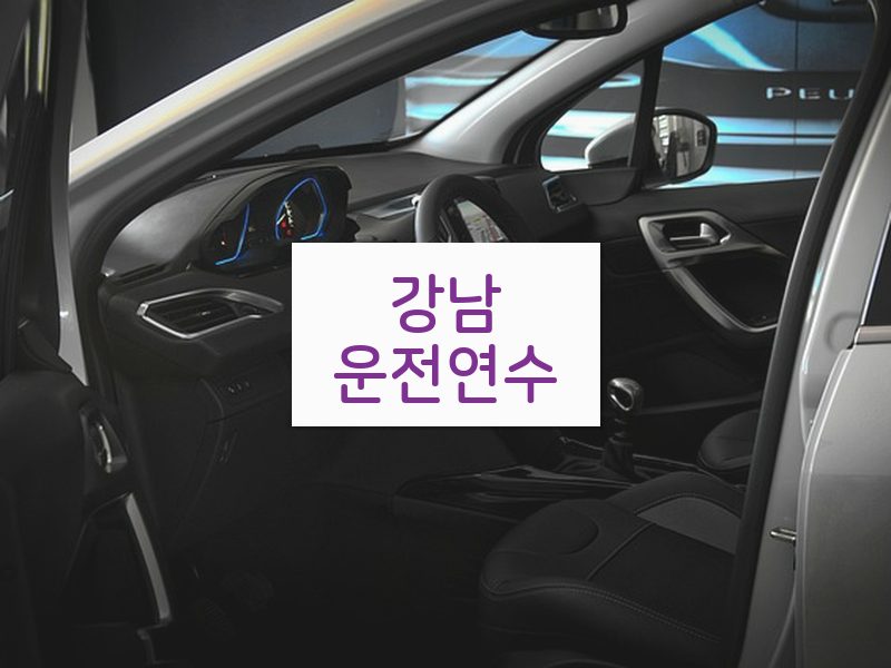 강남운전연수 후기