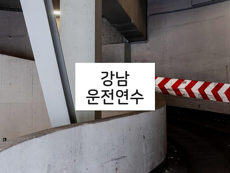 강남운전연수 후기