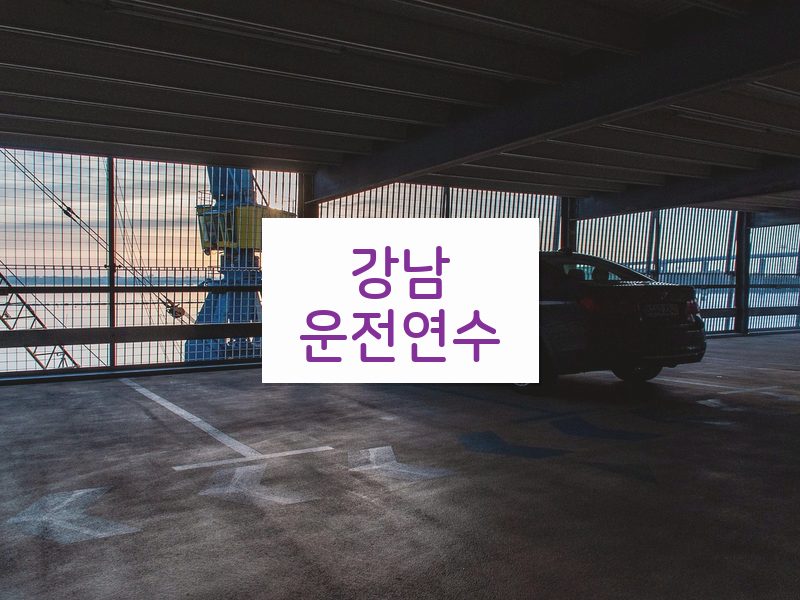 강남운전연수 후기