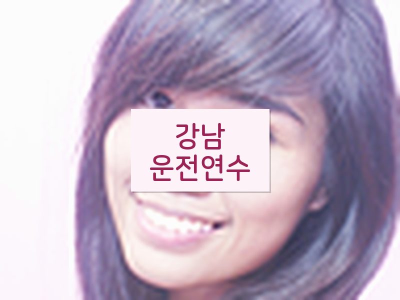 강남운전연수 후기