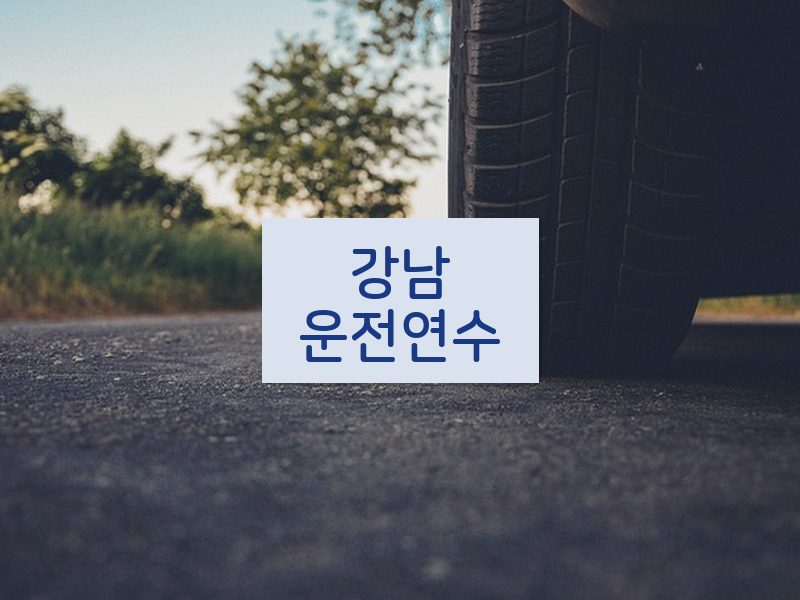 강남운전연수 후기