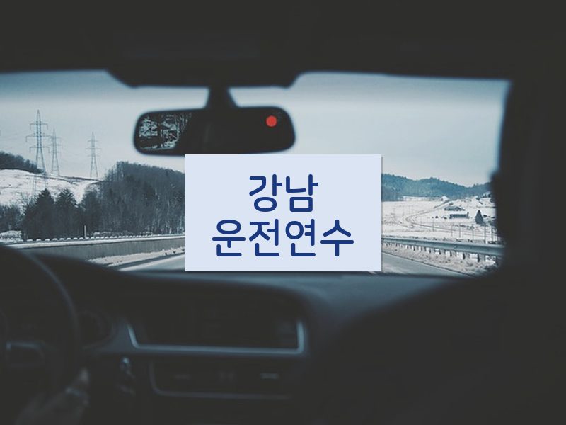 강남운전연수 후기
