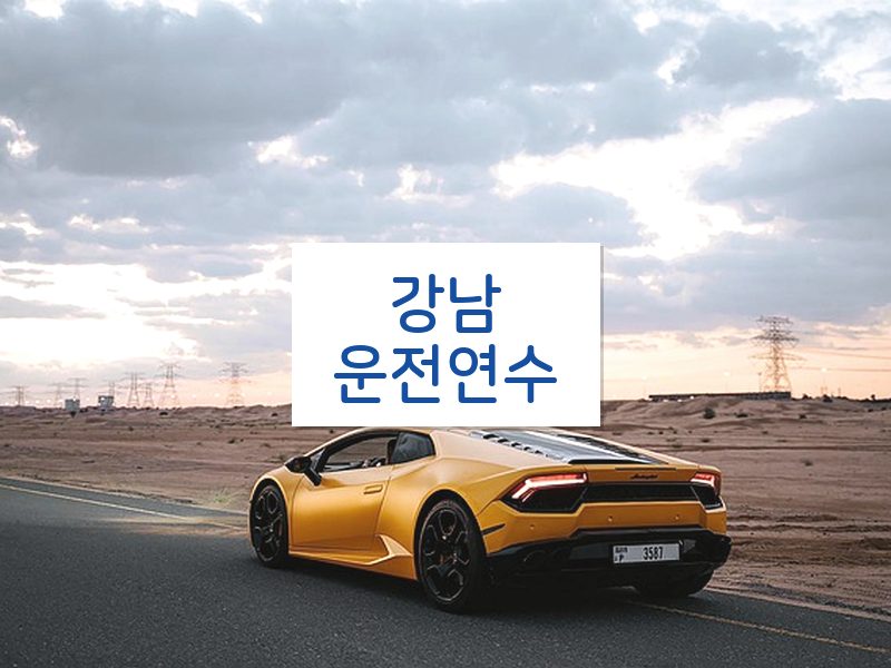 강남운전연수 후기