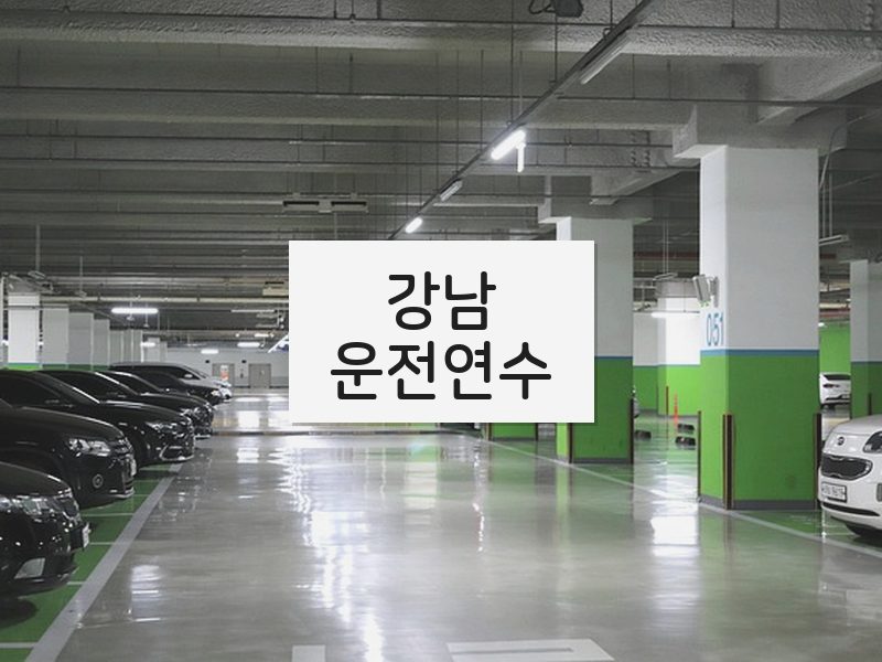 강남운전연수 후기