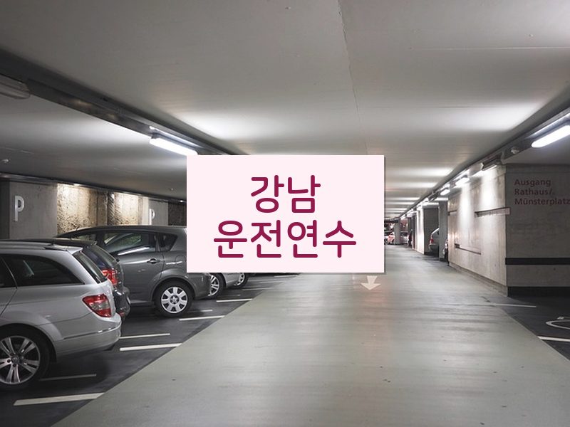 강남운전연수 후기