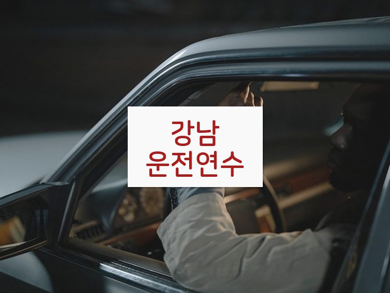강남운전연수 후기