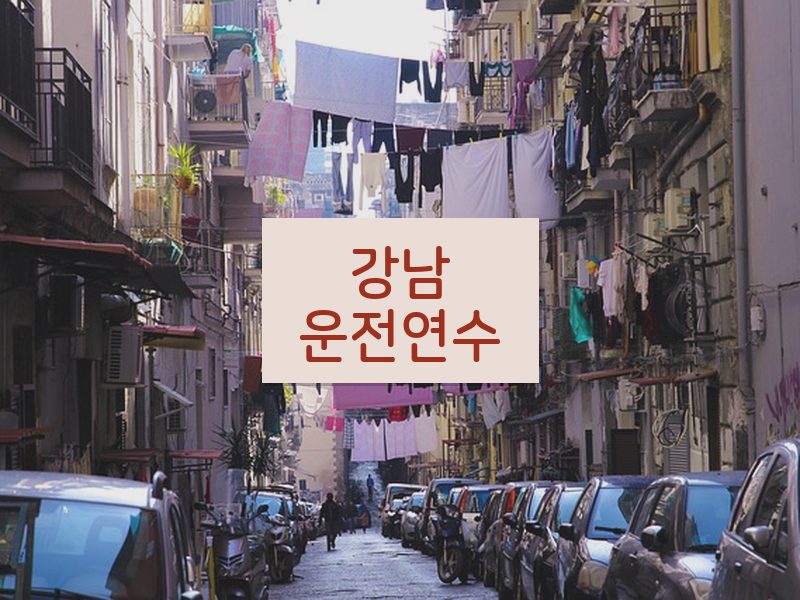 강남운전연수 후기