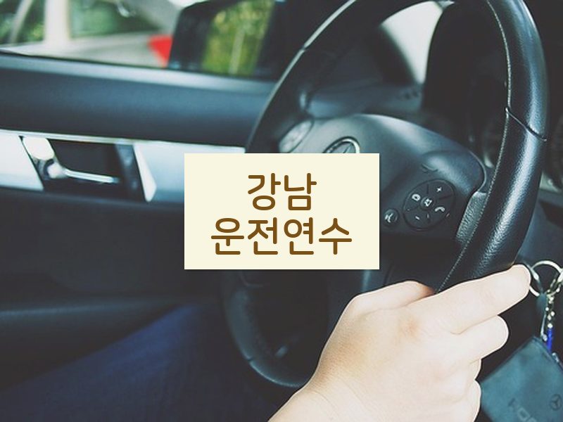 강남운전연수 후기