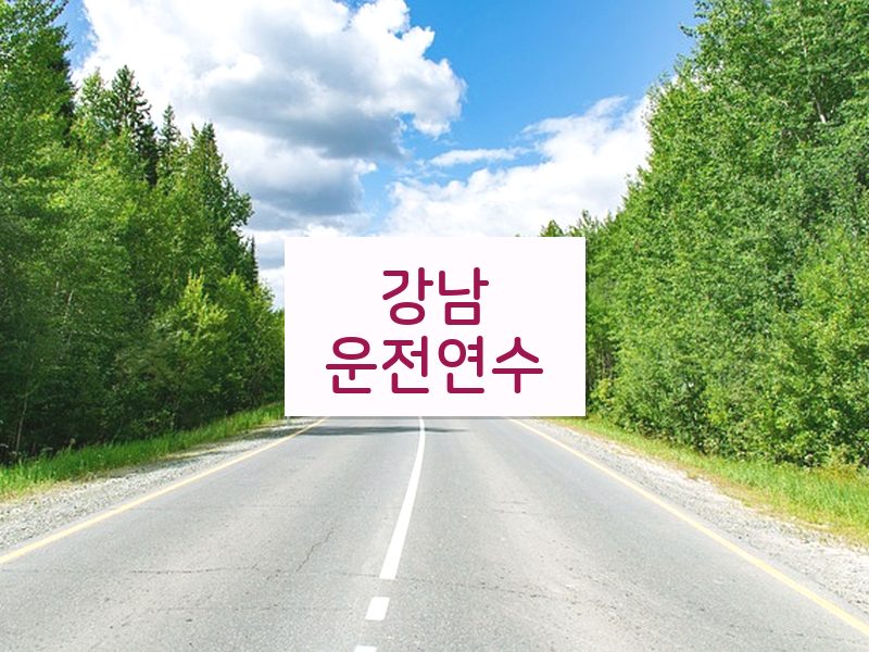 강남운전연수 후기