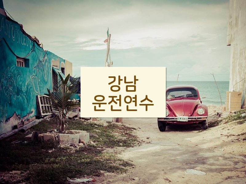 강남운전연수 후기