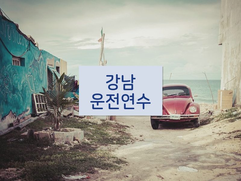강남운전연수 후기