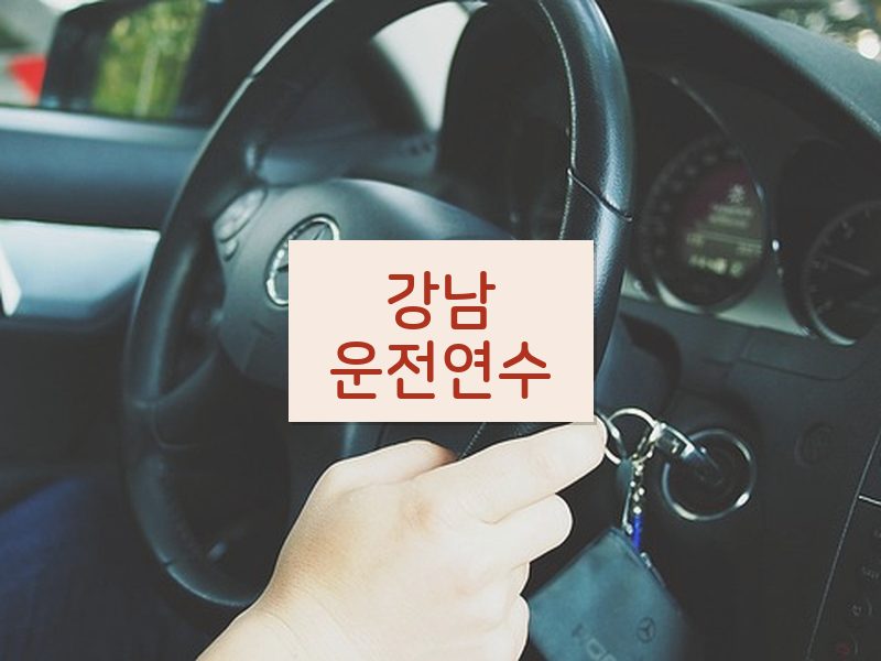강남운전연수 후기