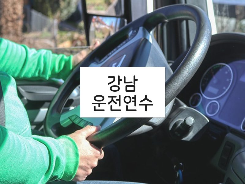 강남운전연수 후기