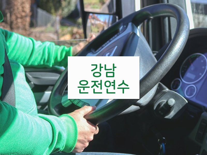 강남운전연수 후기