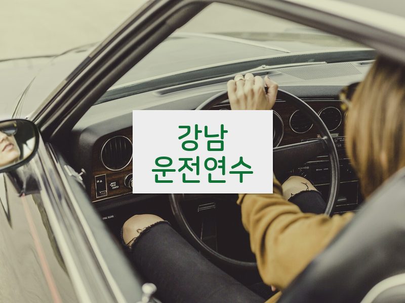 강남운전연수 후기
